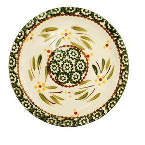 Temptations by TARA Old World Green Under Plate Saucer 6 1/2" Ceramic